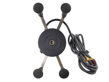 Uchwyt na telefonu Leoshi na kierownicę USB