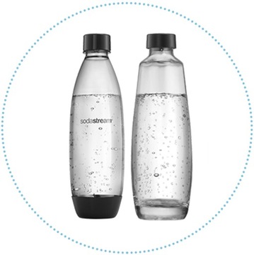 Saturator Soda Stream Duo do wody BIAŁY + butelki