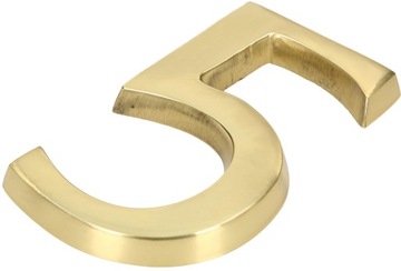 ЛАТУННЫЙ НОМЕР НОМЕР ДОМА 10 СМ МАРКИРОВКА ДОМА