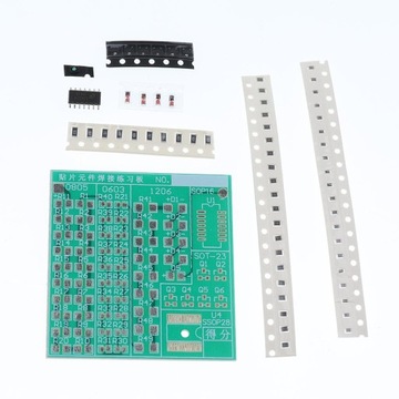 Lutowanie SMD do ćwiczeń na płytce PCB