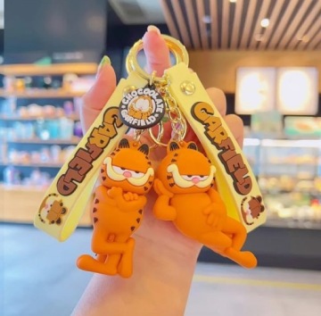 БРЕЛОК ДЛЯ КЛЮЧЕЙ СУМКИ БРЕЛОК ДЛЯ КЛЮЧЕЙ КОТ ГАРФИЛД 3D