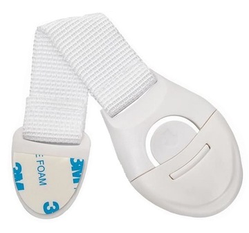 ZABEZPIECZENIE BLOKADA DRZWICZEK SZAFKI 3M białe