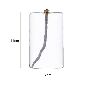 Многоразовая стеклянная масляная свеча Жидкое свечное масло M