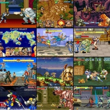 ПОРТАТИВНАЯ ИГРОВАЯ КОНСОЛЬ 1500 РЕТРО-ИГРЫ 16 ГБ БАЙКИ МЕНЮ PL TV