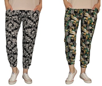 BAMBUSOWE * DAMSKIE * SPODNIE * ALLADYNKI * HAREMKI 4XL/6XL