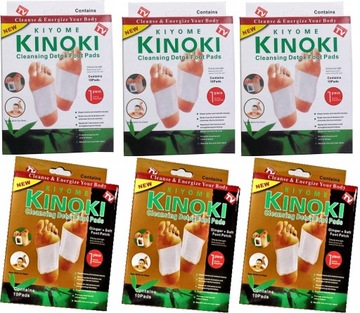 PLASTRY OCZYSZCZAJĄCE NA STOPY DETOX KINOKI 60 szt