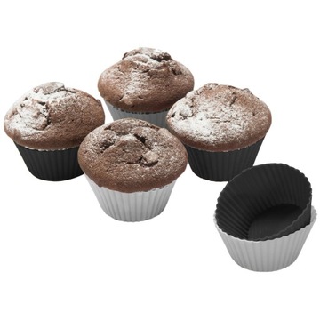PAPILOTKI FOREMKI DO PIECZENIA MUFFINEK SILIKONOWE