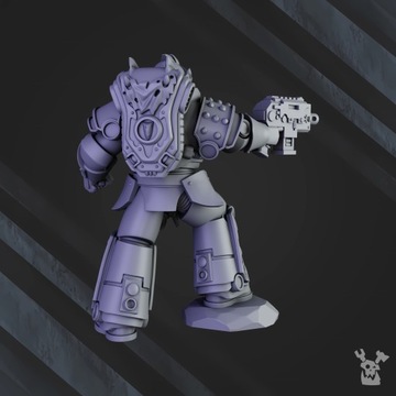 White Megalodon Clan Warriors x5 DakkaDakkaStore