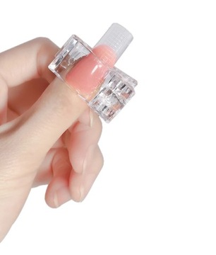 Klips do paznokci zaciskarka do manicure bezbarwny