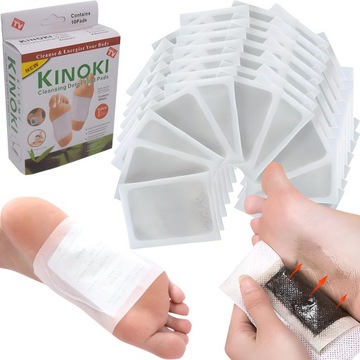 KINOKI PLASTRY OCZYSZCZAJĄCE DETOX TOKSYN 100SZT