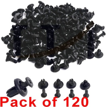 120 sztuk 8mm otwór samochodowe nity mocujące zder