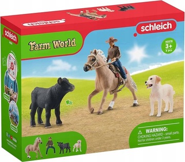 SCHLEICH 42578 KOWBOJSKIE PRZYGODY KOŃ JEŹDZIEC