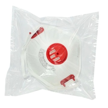 Маска FFP2 Полумаска с пылевым клапаном 10 шт.