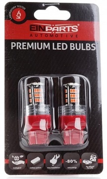 W21W-5W LED SMD EINPARTS MARKOWE ŻARÓWKI CZERWONE