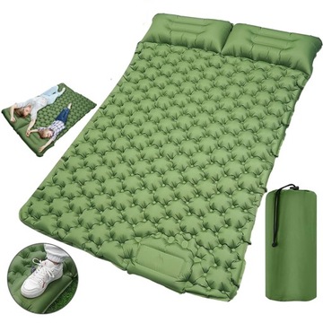 НАДУВНОЙ МАТРАС, ТУРИСТИЧЕСКИЙ МАТРАС, ДВУХМЕСТНЫЙ, БОЛЬШОЙ, 195x125см