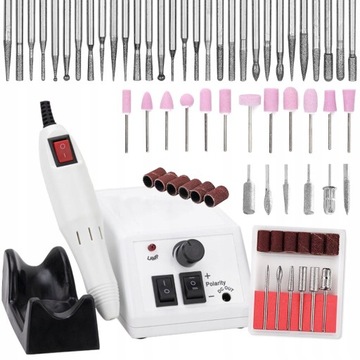 FREZARKA DO PAZNOKCI MANICURE + 3 ZESTAWY FREZÓW