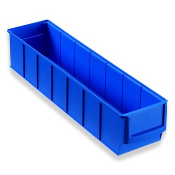 Pojemnik magazynowy niebieski- 91x400x81 mm