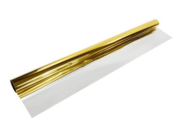 Оконная пленка Зеркало Солнцезащитное Золотое венецианское зеркало 75х300см