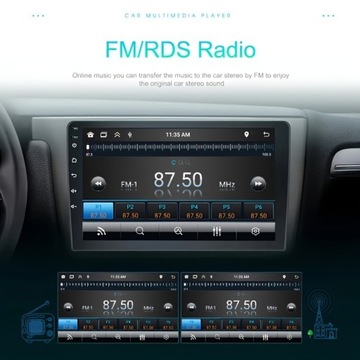 9 cali 1G 32G Android12 2 Din Radio samochodowe multimedialny odtwarzacz