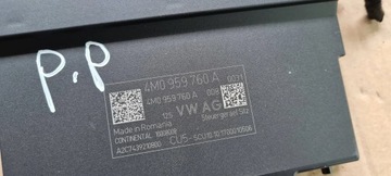A5 8W MODUL ŘÍZENÍ PAMĚŤ SEDADLA 4M0959760A A4 B9 Q7 4M VW
