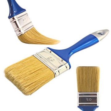 PĘDZEL WŁOSKI MALARSKI UNIWERSALNY DECOR 30 MM DO MALOWANIA PĘDZLE FARBA