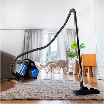 Пылесос без мешка-циклона ЛЕГКИЙ МОЩНЫЙ TURBO POWER 4000 Вт HEPA Kraft&Dele