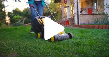 ИНДУКЦИОННАЯ ЭЛЕКТРИЧЕСКАЯ КОСИЛКА JOHN GARDENER МОЩНАЯ ДЛЯ ТРАВЫ 2000ВТ 32СМ