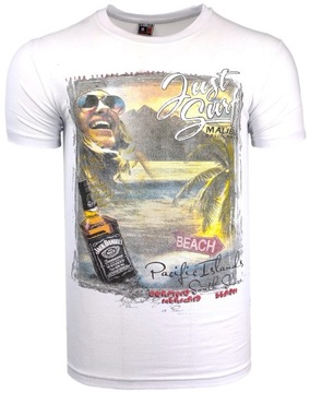 Koszulka męska t-shirt BUTELKA T1134 r. XL