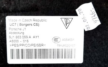 POLIČKA AUDI E-TRON GT 9J1863099A AY1