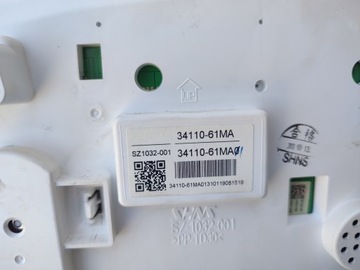 PŘÍSTROJOVÁ DESKA BUDÍKY SUZUKI OE 34110-61MA