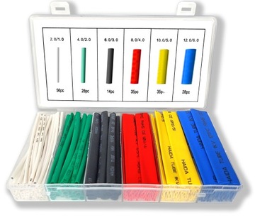 Набор термоусадочных трубок, 196 шт.