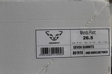 Туристические туфли DYNAFIT SEVEN SUMMITS 26,5/41,3 [x103].