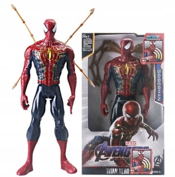 DUŻA RUCHOMA FIGURKA SPIDERMAN DŹWIĘK AVENGERS