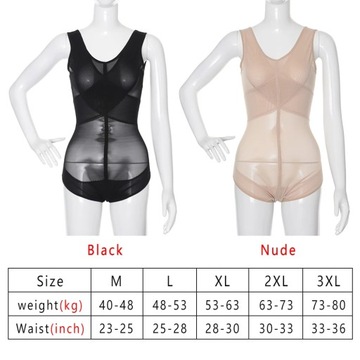 Bodysuit Briefs Women Full Body Shaper Underwear S