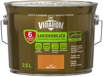 VIDARON LAKIEROBEJCA OCHRONNA DĄB JASNY 2,5L