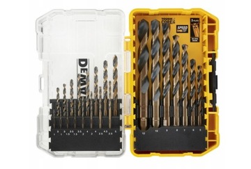 DEWALT ZESTAW WIERTEŁ DO METALU HSS DT70729 23 SZT