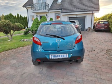Mazda 2 II Hatchback 3d Facelifting 1.3 MZR 75KM 2012 Mazda 2 Klimatyzacja Serwisowany Garażowany Stan, zdjęcie 5