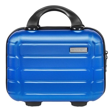 BLACK HORSE KOSMETYCZKA PODRĘCZNA USZTYWNIANA ABS NIEBIESKA DO SAMOLOTU