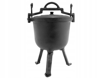 ОХОТНИЧИЙ КАУДЕЛЬ, ЧУГУННАЯ ЭМАЛИРОВАННАЯ ГАЗОВКА, 8Л