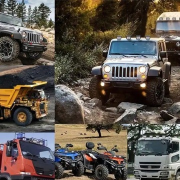 РАБОЧАЯ ЛАМПА 12 ГАЛОГЕННЫХ СВЕТОДИОДОВ 36ВТ НАБОР ИЗ 2 ШТ. ОСВЕЩЕНИЕ ИЗГИБОВ ПОЛЯ