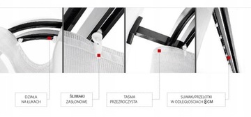 System Wave komplet zestaw taśma ślimak ślizg 8 cm