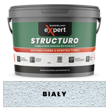 FARBA STRUKTURALNA ELEWACYJNA FASADOWA ZEWNĘTRZNA do malowania DO ZEWNĄTRZ