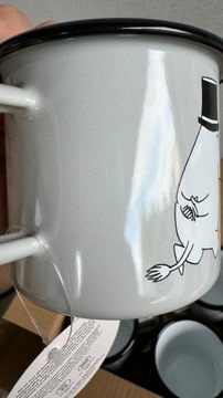 МУМИНЫ Эмалированная кружка MOOMIN DAD MUURLA 370 мл OUTLET