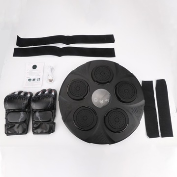 MUSIC BOXING MACHINE LED W TRENINGOWY ŚCIANA BOKSERSKA 9 TRYBÓW+ RĘKAWICAMI