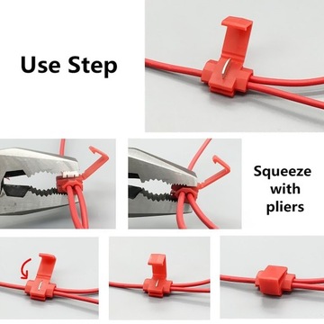 БЫСТРОРАЗЪЕМНЫЙ СОЕДИНИТЕЛЬ РАЗЪЕМ РАЗЪЕМНЫЙ КАБЕЛЬ 0,5-2,5 50 шт.