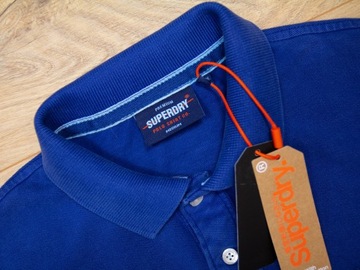 NEW! SUPERDRY_ORYGINALNA MĘSKA KOSZULKA POLO_M