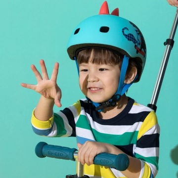 Микрошлем - Scooterosaurus Dinosaurs размер S 48-53см