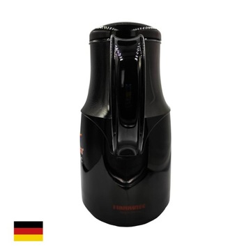 КОНФЕРЕНЦИОННЫЙ ТЕРМОС, БЕЛЫЙ СО СТЕКЛЯННОЙ ВСТАВКОЙ, 1Л