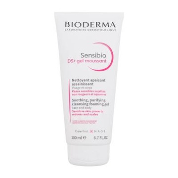 BIODERMA Sensibio DS+ Cleansing Gel 200 ml dla kobiet Żel oczyszczający