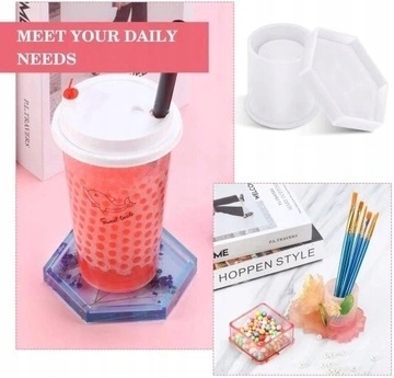 Силиконовая форма для смол Цилиндрическая 10х